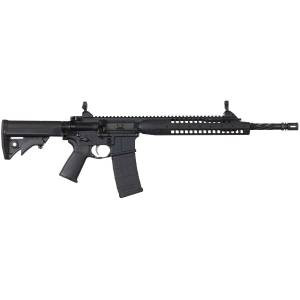 LWRC 5.56x45mm 16.1 30+1 ICA5R5B16 Individual Carbine A5 Black Anodized Black Adjustable Stock Black Magpul MOE+ Grip