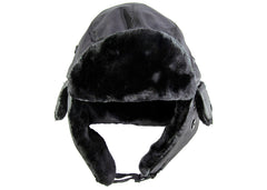 MIL-TEC® Black MA-1 Winter Pilot Hat - New - 3XL