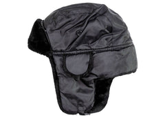 MIL-TEC® Black MA-1 Winter Pilot Hat - New - 3XL