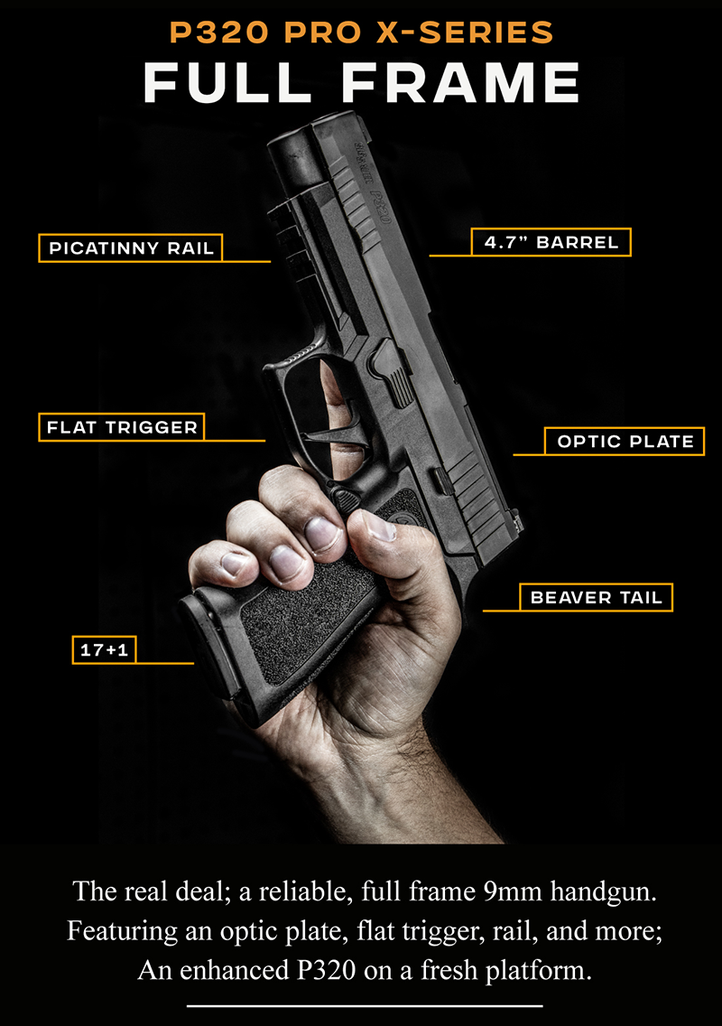 Sig Sauer P320 Pro X-Series Full Frame